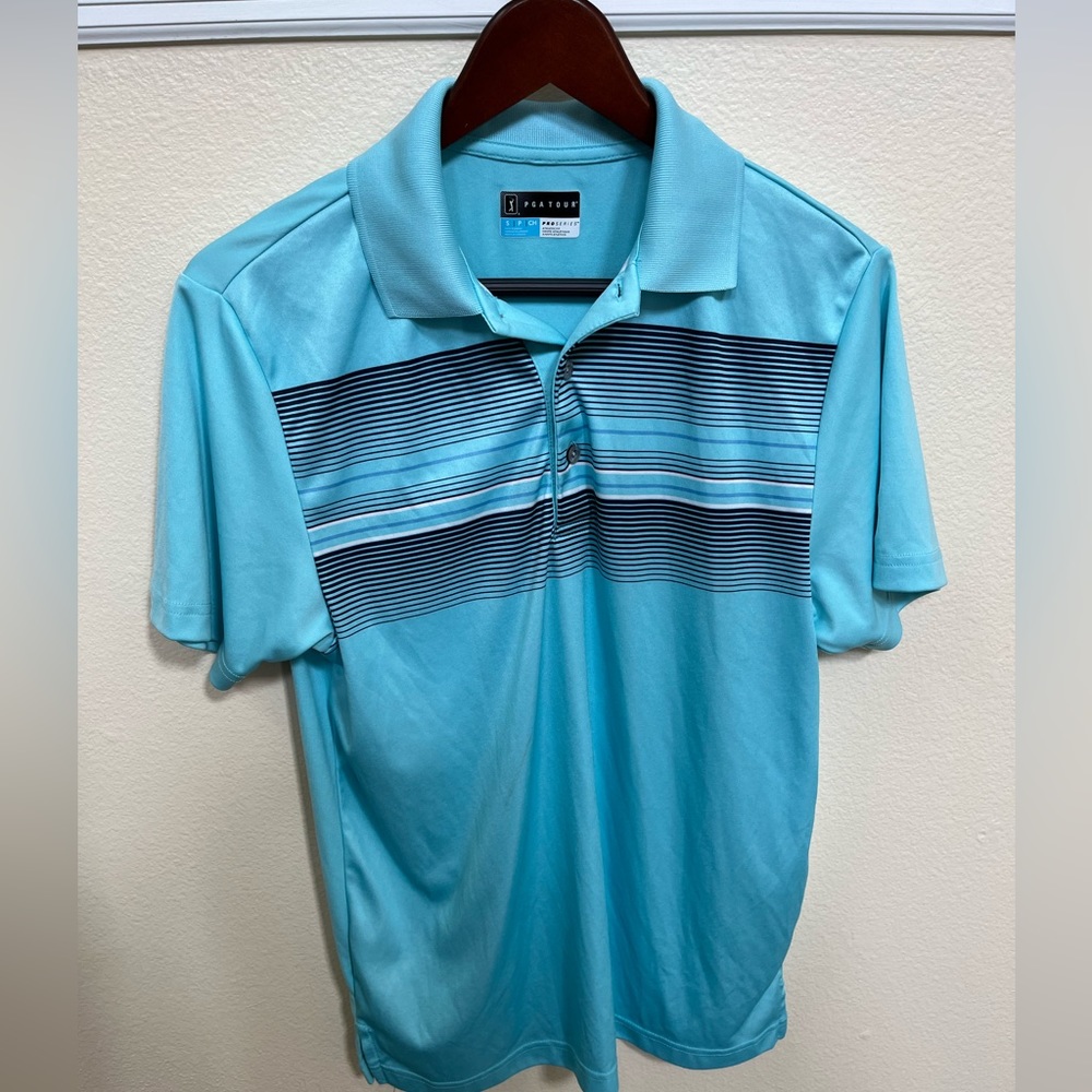 PGA Tour Athletic Fit Men’s Golf Shirt sz Small